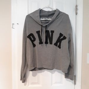 Victoria secret Pink crop hoodie